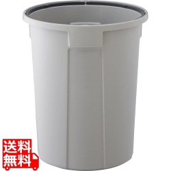 新ベルク 丸型ポリペール グレー 45N 本体 PP製 ※蓋は別売です 写真1