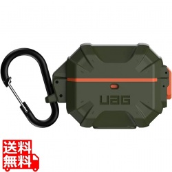 UAG社製 AirPods(第3世代)用 耐衝撃ケース PATHFINDER (オリーブ/オレンジ) 写真1