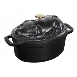 ピギーココット 17cm40500-171 ブラック ※ ガス火専用 写真1