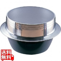 アルミイモノ 羽釜 (カン無) 45cm 業務用 写真1