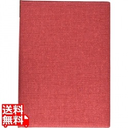 フラックスメニューブックFB-101(大) レッド 写真1