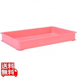 EBM PPカラー番重 A型 特大 ピンク(サンコー製) 写真1