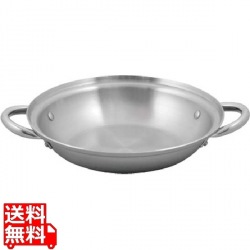 SUS443 電磁ちり鍋 30cm ※IH対応(100V) 写真1