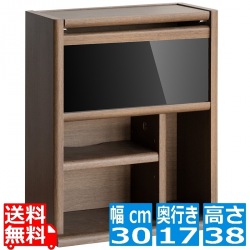 ゲーム機ラック GRK-005 ブラウン 宮武製作所 | ゲーム 収納 リビング 写真1