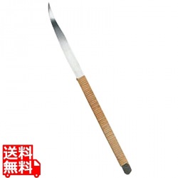 料理細工小刀 籐巻 深曲刃 左用 写真1