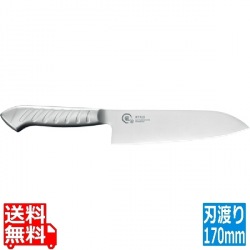 龍治 オールステンレス 三徳 170RYO-101 17cm ステンレス 写真1