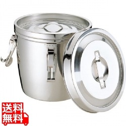 MT二重汁食缶クリップ付(両手式)14L 写真1