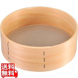 木枠 ステン張 そば粉フルイ 9寸 細目(60メッシュ) 写真1