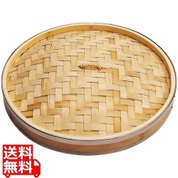 竹 中華セイロ ステン枠 蓋 直径30 写真1