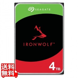 IronWolf 3.5【データ復旧3年付】 4TB HDD(CMR)メーカー3年保証 256MB 5400rpm 24時間稼働 PC、NAS用 RVセンサー付 写真1