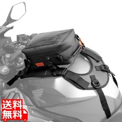 樹脂製タンクにも取付 タンクバッグ ターポリンタイダウンタンクバッグ DBT633-BK ブラック 写真1