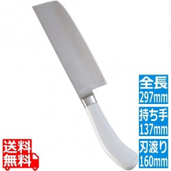 TKG PRO 抗菌カラー 菜切庖丁 16cm ホワイト 写真1