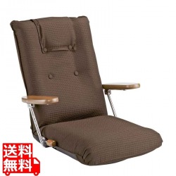 宮武製作所 ミヤタケ ポンプ肘式座椅子 YS-1075D ブラウン 101075205 写真1
