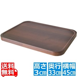 平台車 キャスター ワゴン 台 MST-450-BR ブラウン 宮武製作所 | キャスター スリム コンパクト おしゃれ マルチスタンド マルチボード テレビ台 加湿器台 写真1