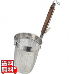 18-8ローズ柄うどんてぼ 深型 写真1