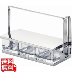 ガラス薬味入れ No.835(3ヶ仕切) 写真1