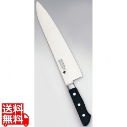 堺實光 プレミアムマスター II (ツバ付) 牛刀 21cm 写真1
