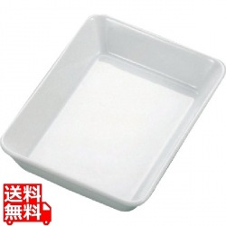 白磁オーブンウェア ラザニア 10インチ 写真1