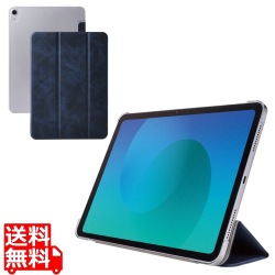 11インチiPad Air(M3/M2) フラップケース 薄型軽量 背面クリア 2アングル 写真1