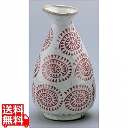 朱タコ唐草徳利 大D02-35 写真1