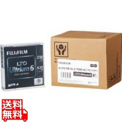 FUJI LTO FB UL-6 TSX5 LTO Ultrium6 データカートリッジ 2.5TB/6.25TB 5巻パック 写真1