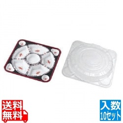 オードブル容器 有田 紺セットTO-380(10セット入) 写真1