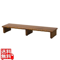 天然木玄関台 120 写真1