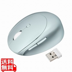 静音ワイヤレス小型エルゴノミクスマウス(充電式・5ボタン) 写真1
