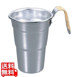 アルミ 酒タンポ 5号 籐巻 写真1