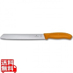 ビクトリノックス FCブレッドナイフ 21cm オレンジ 6.8636.21L9E 写真1