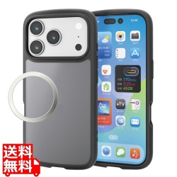 TOUGH SLIM LITE ケース フレームカラー マットブラック(ラバーコート) メタルステッカー付 写真1