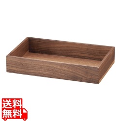 カトラリーボックス 大 身 ブラウン 写真1