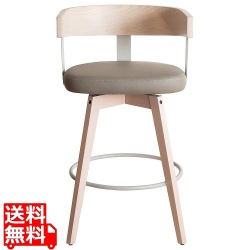 バーチェア KNC-J3193 ホワイトグレー 写真1