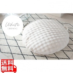 ふわとろビーズクッションソファ CN-1350 ホワイト 写真1