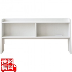 ヘッドボード 幅100 高さ50 HB-F1000 ホワイト 宮武製作所 | 寝室 ベッド 収納 コンセント シンプル 写真1