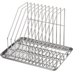 MTまな板スタンド10枚立(受皿付)箱入 写真1