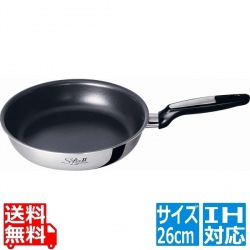 ソフィア II フライパン No.1746 26cm ※ IH対応 IH (100V/200V)とガス火対応 写真1