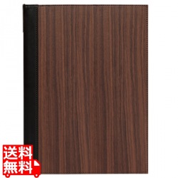 シンビ メニューブック TPE-301 茶 写真1