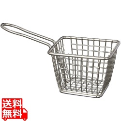 ミニ ステンレス フライバスケット レクタン FRWT433 写真1
