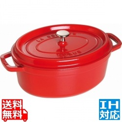 ピコ ココット 楕円 27cm チェリー 102706 ※ IH対応 IH (100V/200V)とガス火対応 写真1