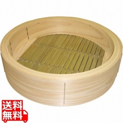 ひのき 中華セイロ 身 21cm 写真1