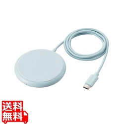 ケーブル一体型 Qi規格対応ワイヤレス充電器(5W・卓上・1m) 写真1
