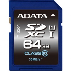 Premier SDXCカード64GB UHS-I CLASS10 ASDX64GUICL10-R 写真1