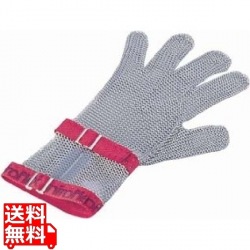 ニロフレックス メッシュ手袋5本指 S C-S5白 ショートカフ付 写真1