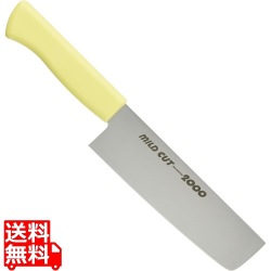 MILD CUT-2000 カラー庖丁 菜切 MCN 16cm イエロー 写真1