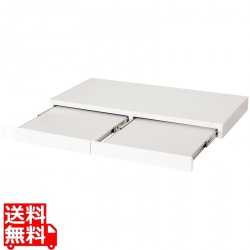 レンジ下トレー スライドトレー 木目調 TY-002 ホワイト 宮武製作所 | キッチン キッチンインテリア 写真1