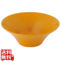 メタル丼フラワー 厚口 塗装仕様 黄 写真1