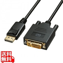 DisplayPort-DVI変換ケーブル 1m 写真1