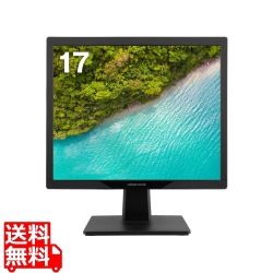 17型スクエア液晶ディスプレイ/1280×1024/HDMI、mini D-Sub15/ブラック/スピーカー/5年保証/TNパネル 写真1