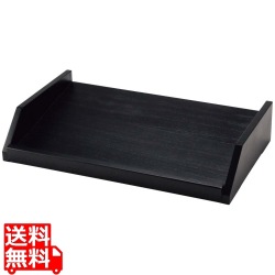 木製 オーガナイザーボックス用スタンド 1段3列 黒 写真1